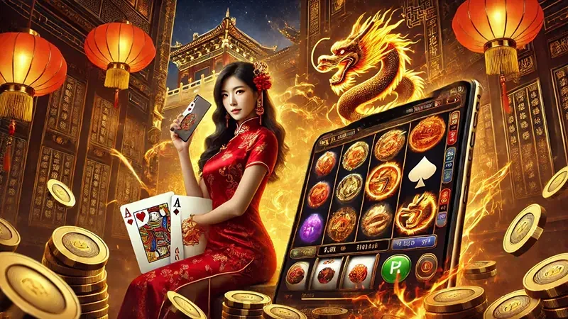 Lobi slot mobile JAJANTOGEL dengan kartu permainan bertema